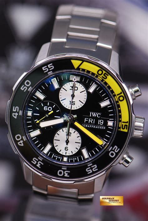 iwc aquatimer yellow|iwc aquatimer.